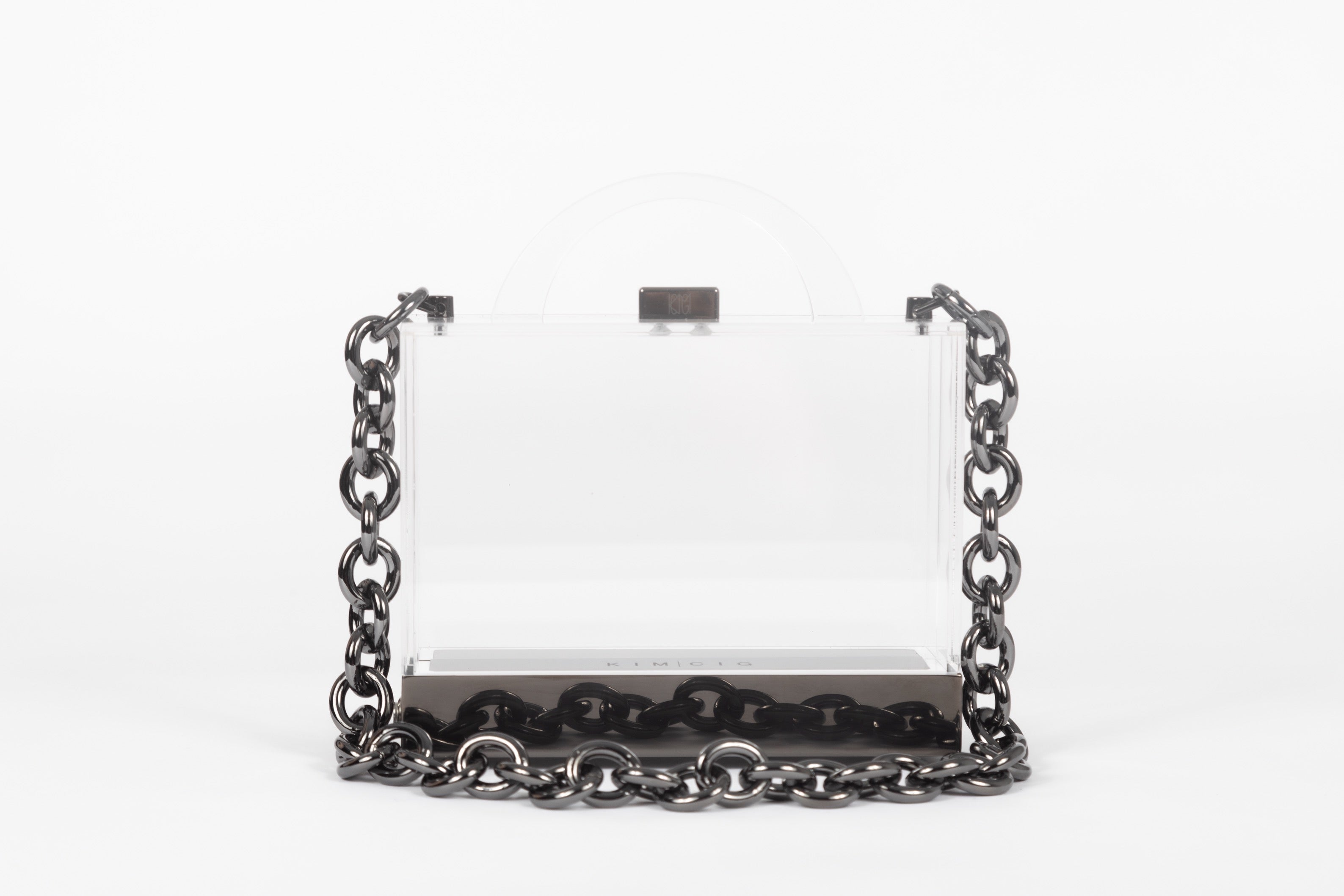 BOLD ROUND CABLE CHAIN in Black